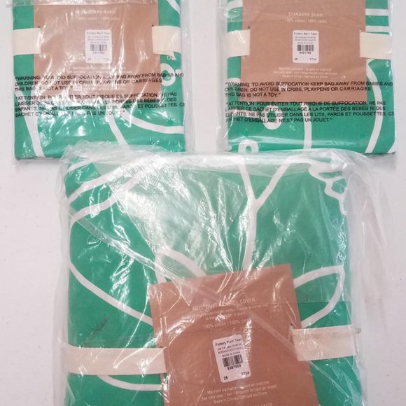 Pottery Barn Teen Morgan Floral Duvet Cover AND 2 Pillow Shams. NWT Unopened. - Picture 3 of 4